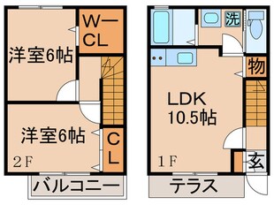 ジュ・マルティⅡの物件間取画像